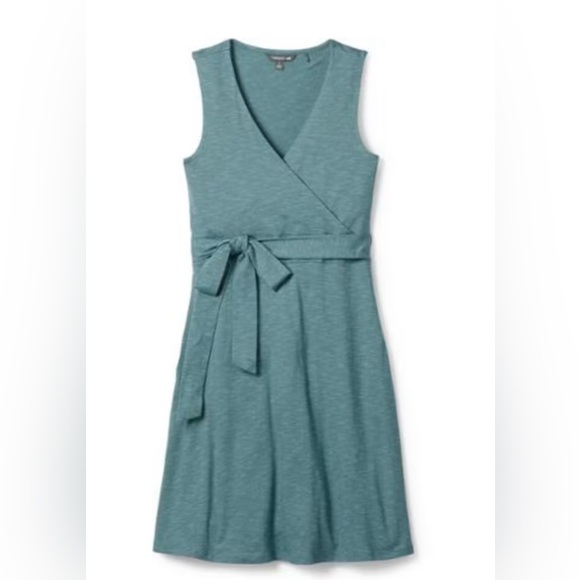 Toad&Co Dresses & Skirts - Toad&Co Cue Wrap Sleeveless Dress In Hydro Color . Size Large